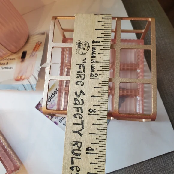 Pink Storage Organizer Set, with Gold Metal - Picture 10 of 13